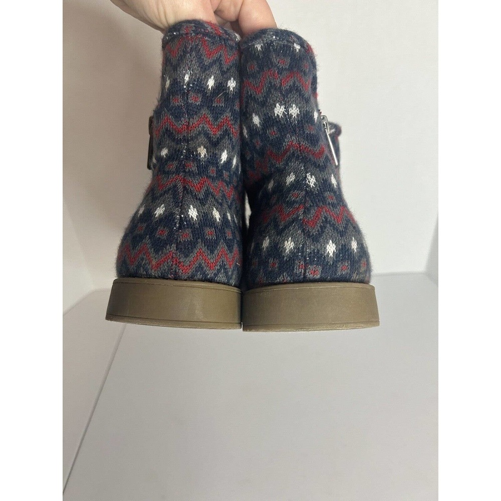 Indigo Rd. Womens Ashley Fabric Closed Toe Knit Faux Fur Boots SZ 11 - Picture 7 of 9